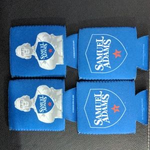 New Samuel Adams Brewery Beer Koozies Lot of 4